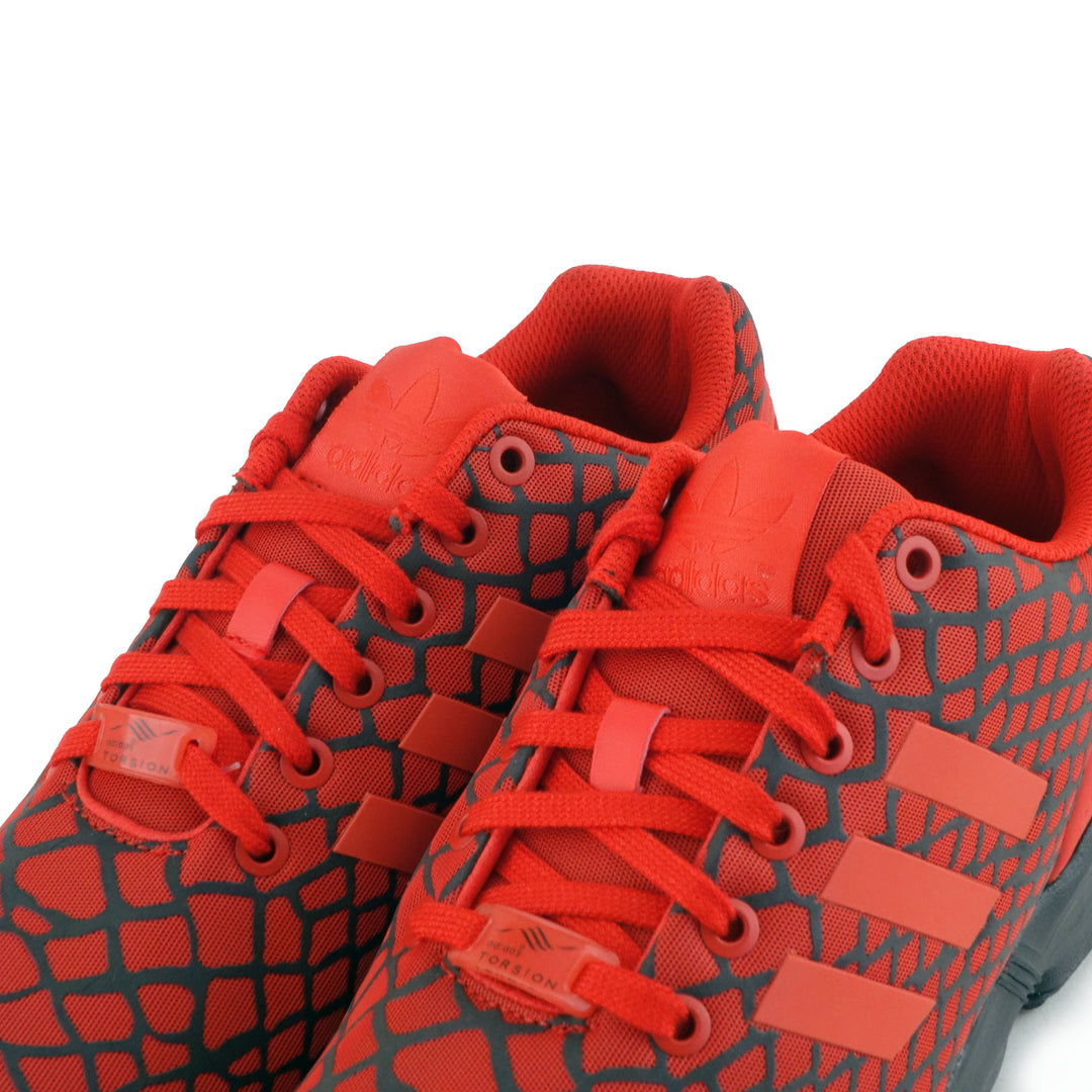 Adidas zx flux dunkelrot on sale