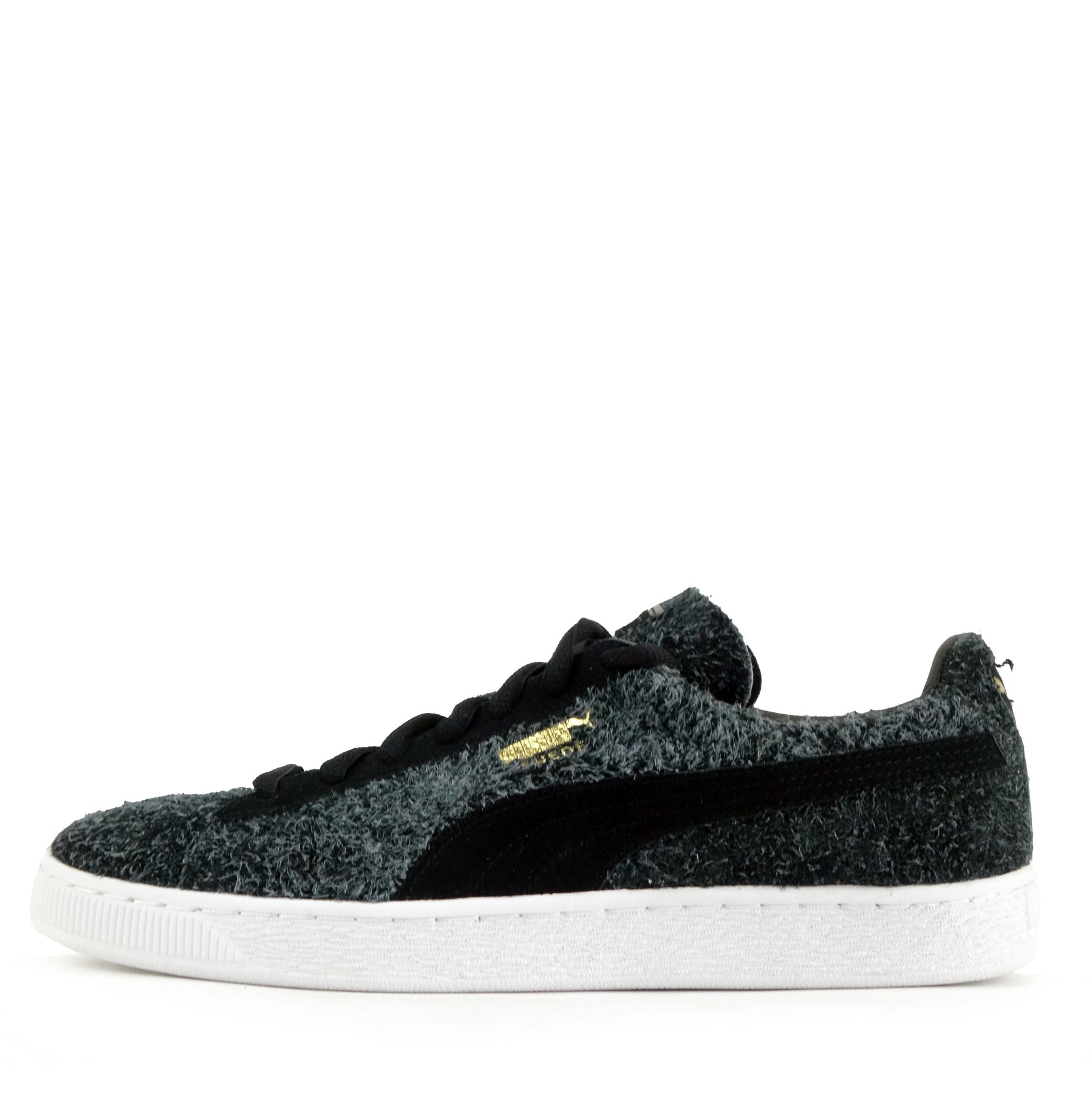 Puma suede store black and grey